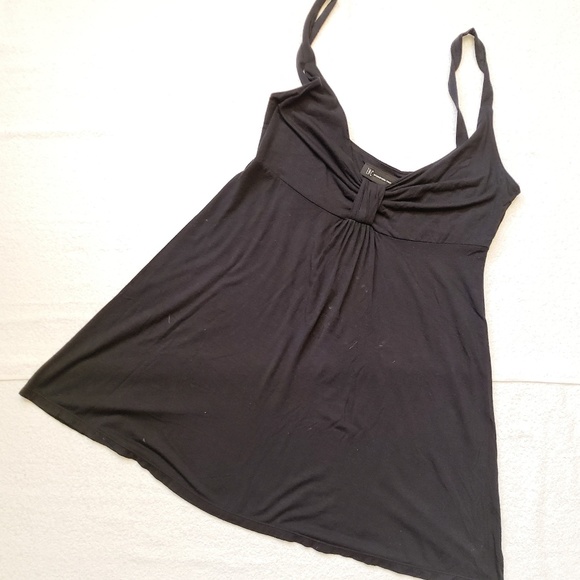 I.N.C. International Concepts Black Tunic Tank - Picture 2 of 4